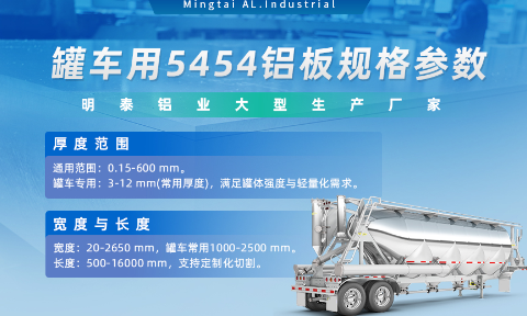 明泰鋁業(yè)供罐車鋁板原材料_油罐車防波板/擋油板用5454鋁板-O/H111/H32狀態(tài)好可塑性成型性高強度防銹 可按需定制